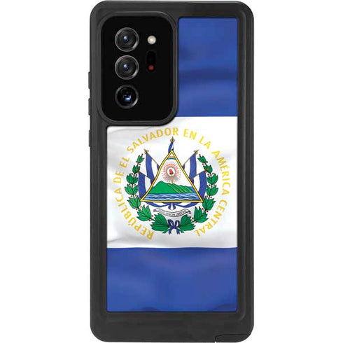 El Salvador Flag Galaxy Note20 Ultra 5G Waterproof Case